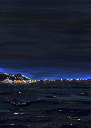 西川正太郎の夜海|アートショップ絵画の森